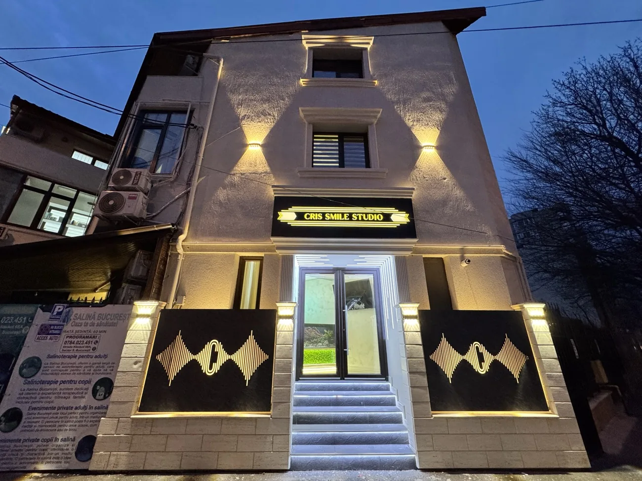 Vedere exterioară a clinicii Cris Smile Studio din București, Sector 5